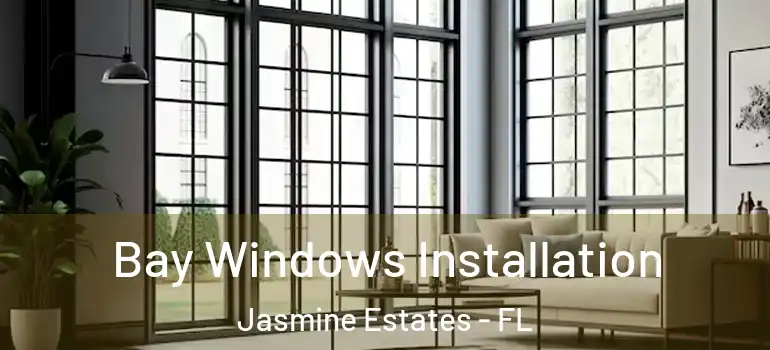 Bay Windows Installation Jasmine Estates - FL