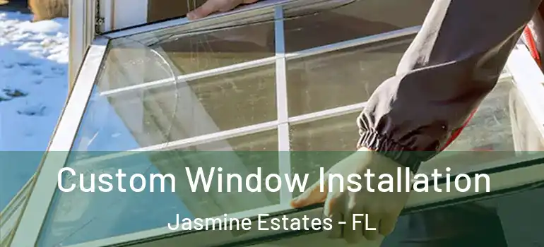 Custom Window Installation Jasmine Estates - FL