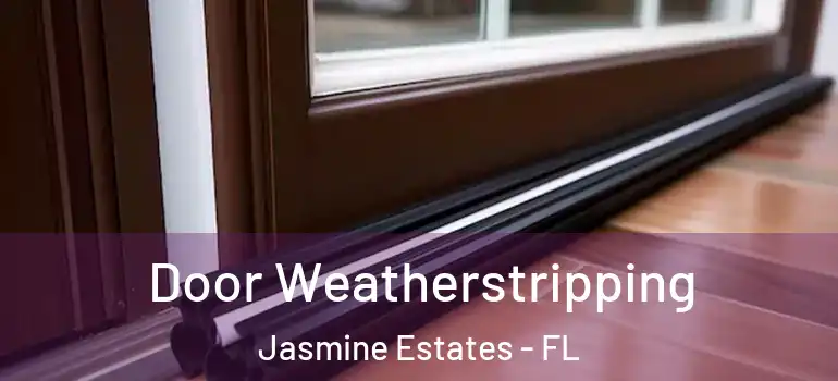 Door Weatherstripping Jasmine Estates - FL