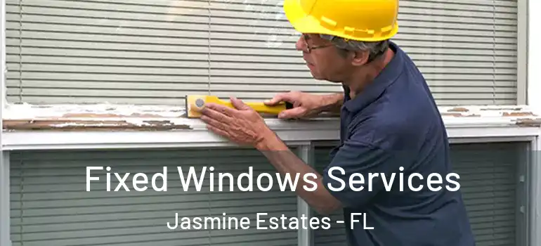 Fixed Windows Services Jasmine Estates - FL