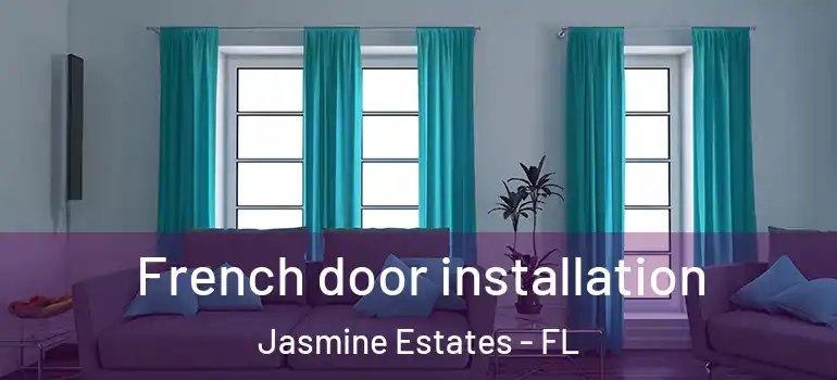 French door installation Jasmine Estates - FL