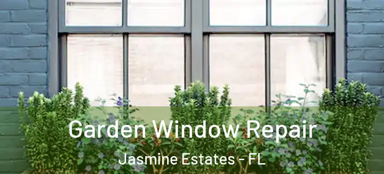 Garden Window Repair Jasmine Estates - FL