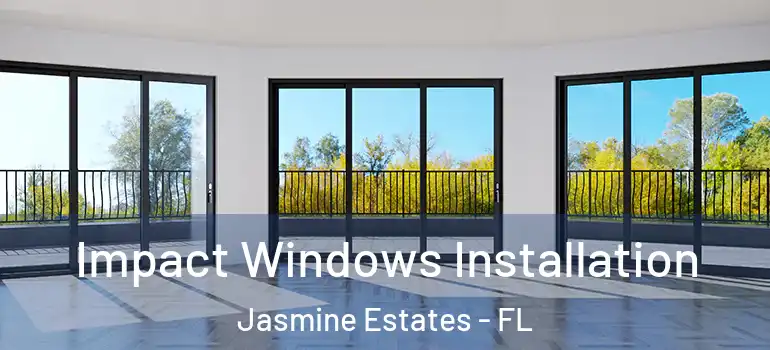 Impact Windows Installation Jasmine Estates - FL