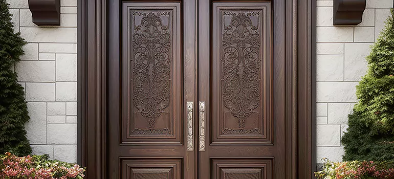 Double Front Doors in Jasmine Estates, FL