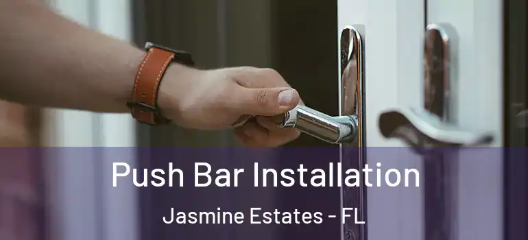 Push Bar Installation Jasmine Estates - FL