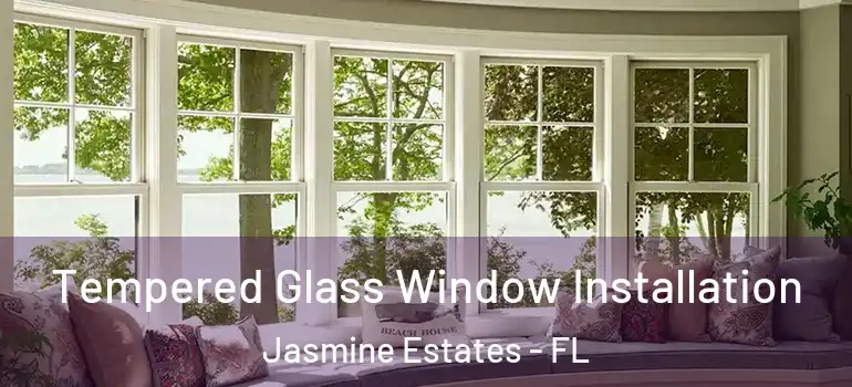 Tempered Glass Window Installation Jasmine Estates - FL