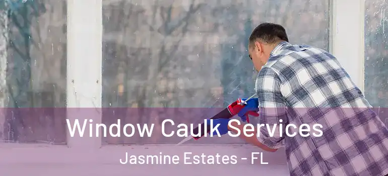 Window Caulk Services Jasmine Estates - FL