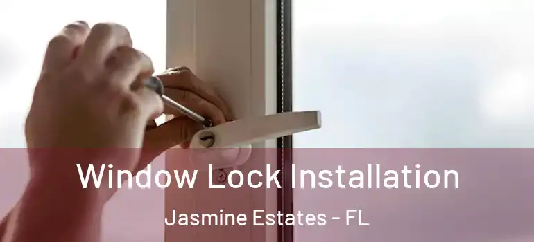 Window Lock Installation Jasmine Estates - FL