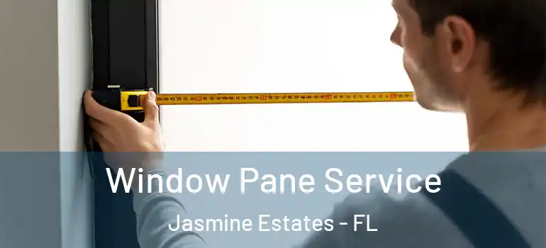 Window Pane Service Jasmine Estates - FL